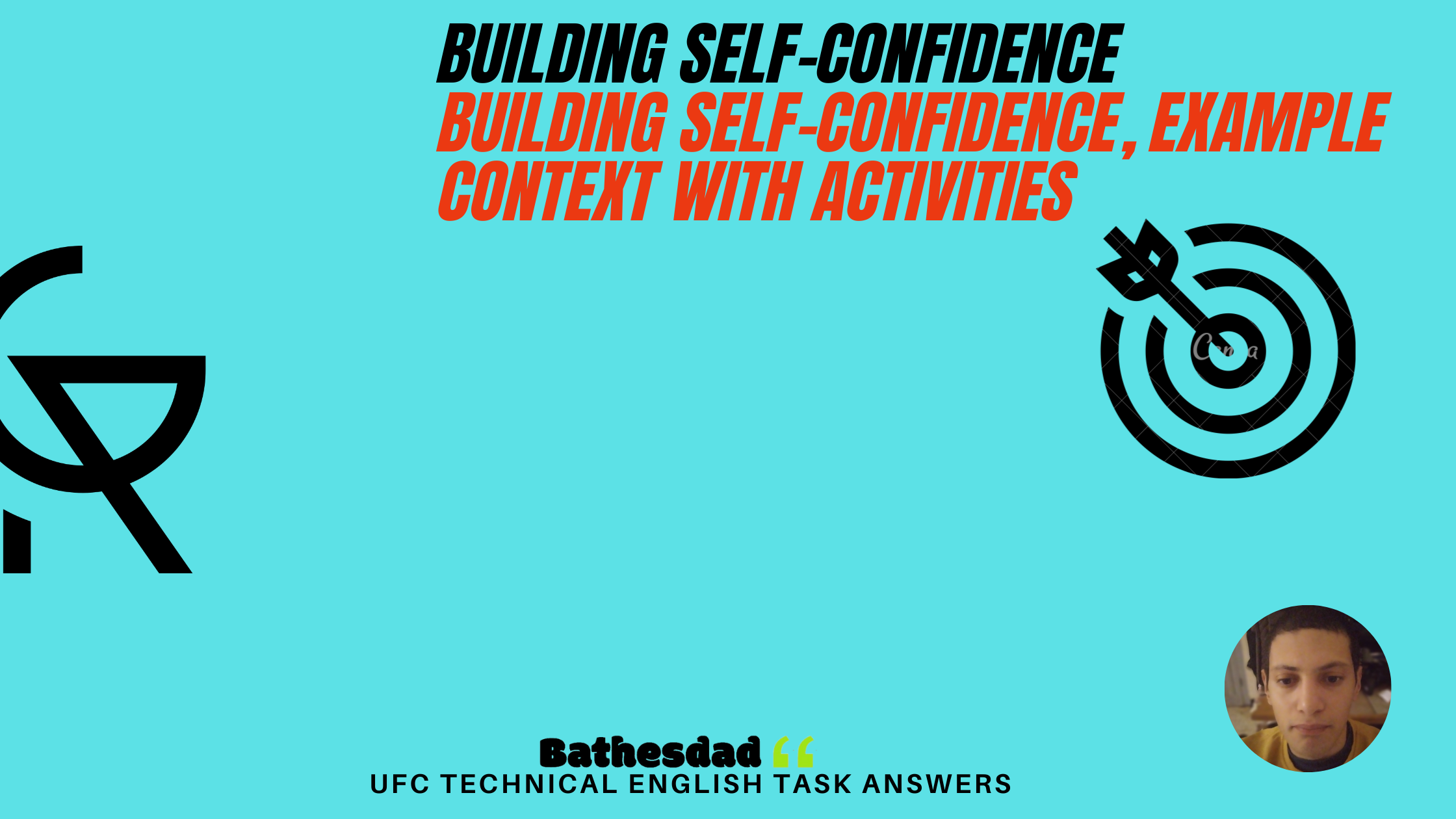 Building Self-Confidence, example context with activities