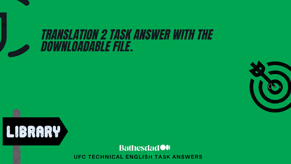 Translation 2 Task answer with the downloadable file.